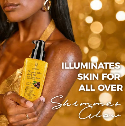 Shimmer glow oil